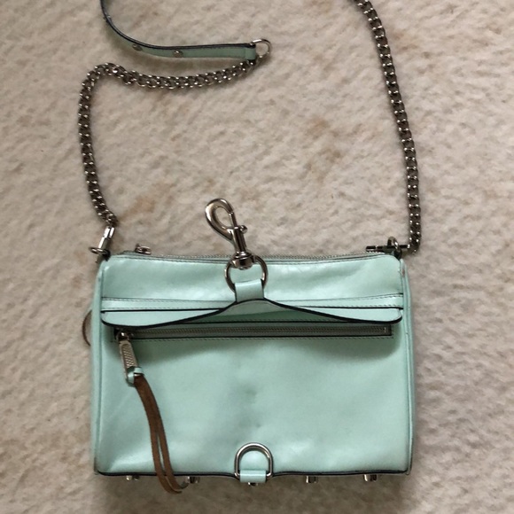 Large MAC Rebecca Minkoff Purse in Mint - Picture 4 of 7